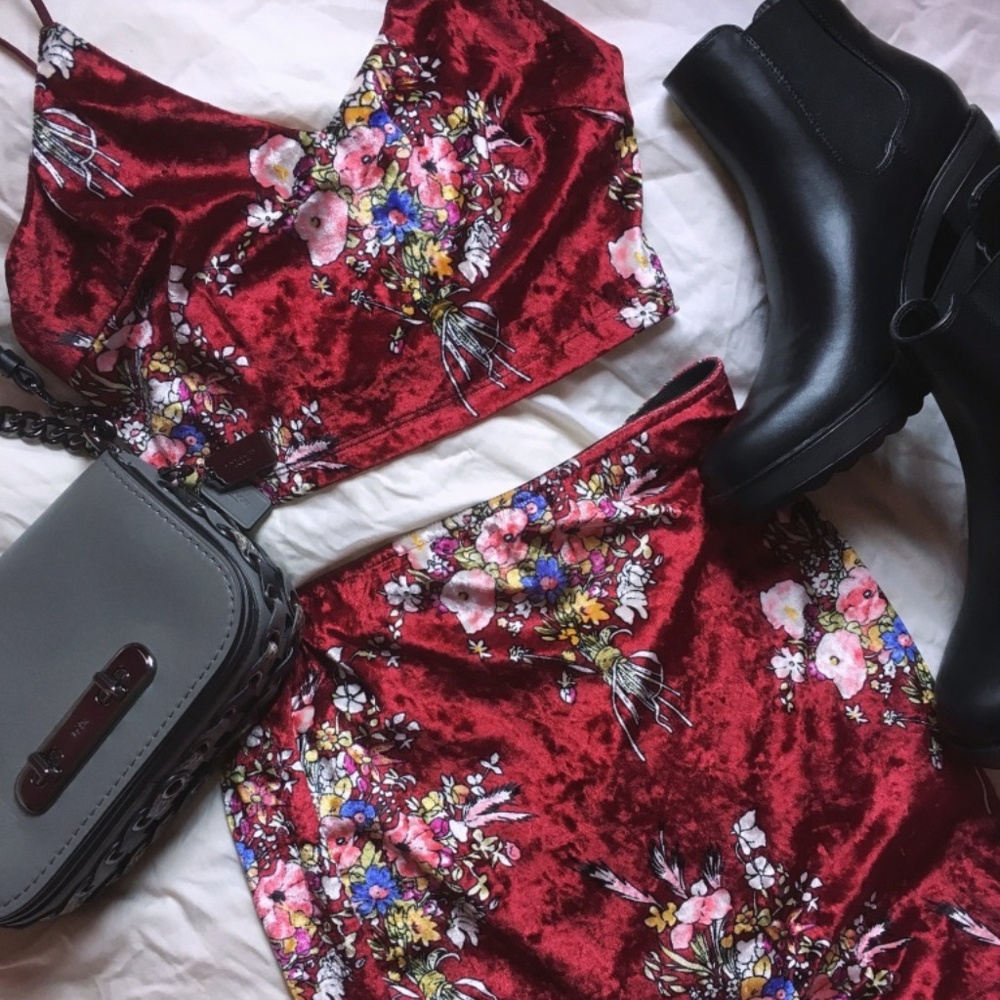 Floral Bodycon Set